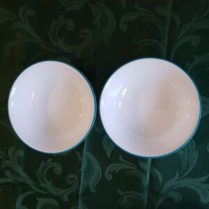 Corelle Aqua Tiles 6in bowls two